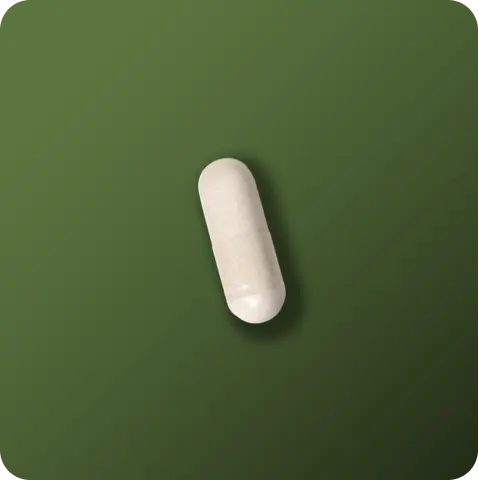 Social Naturals white pill on a green background.